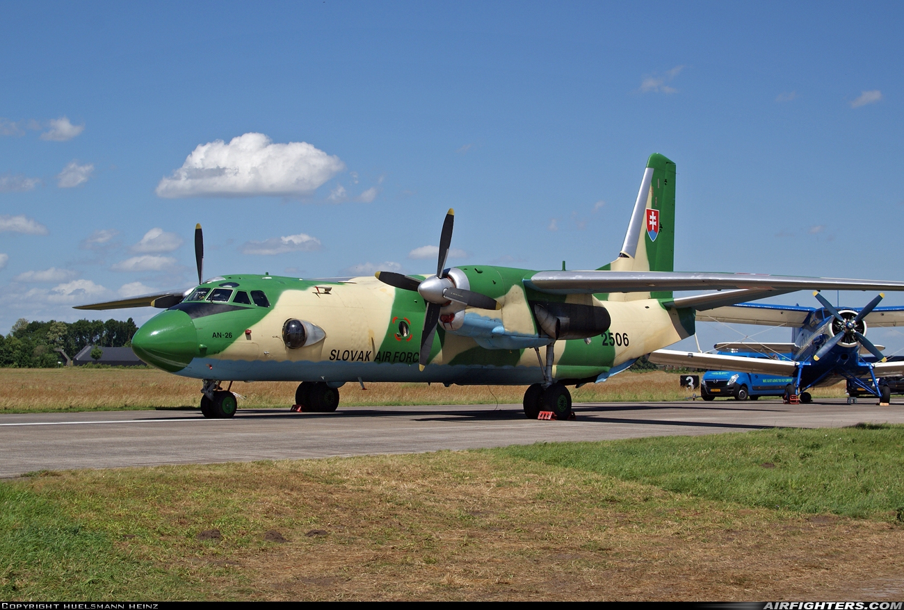 Slovakia - Air Force Antonov An-26 2506 at Uden - Volkel (UDE / EHVK), Netherlands