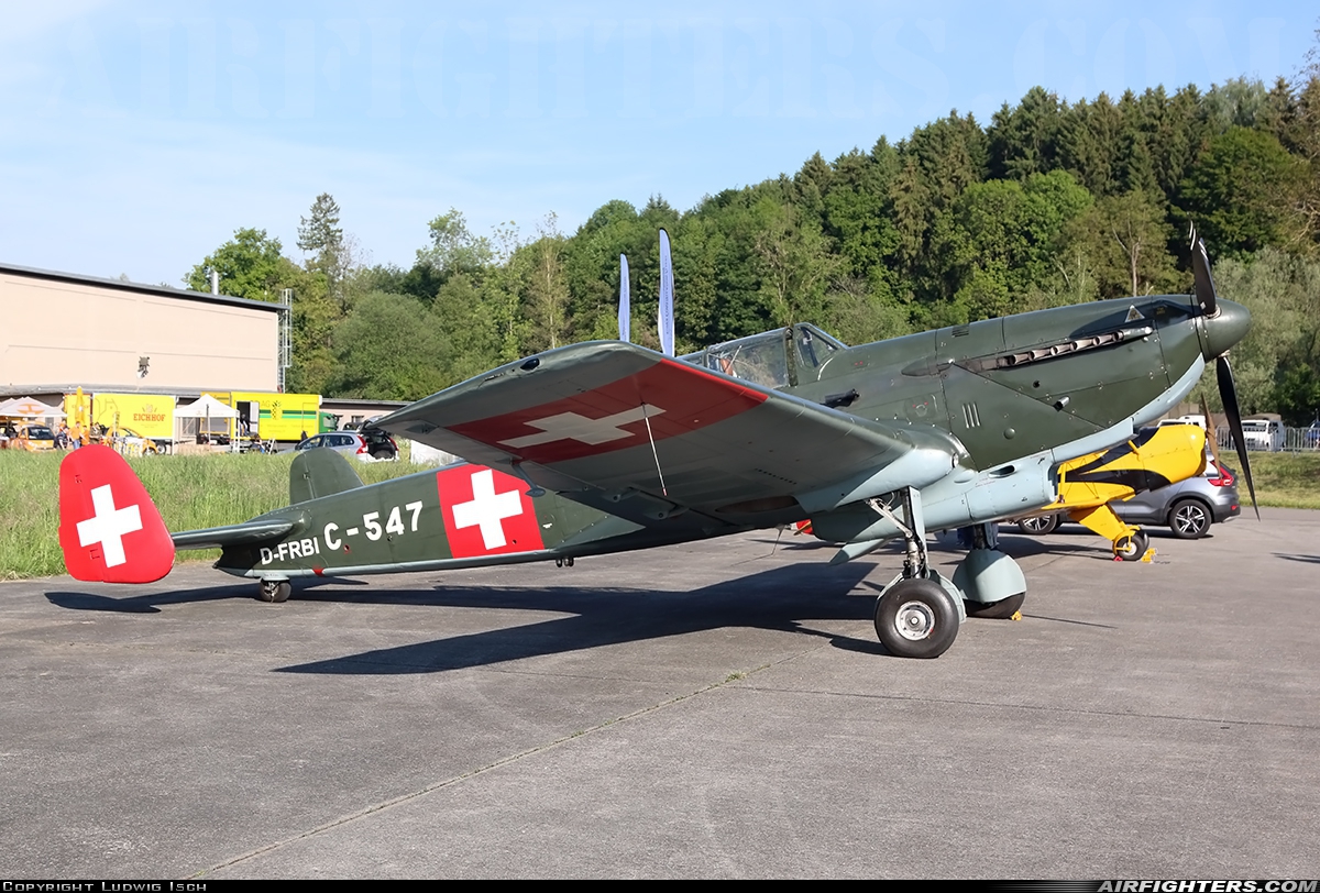 Private Eidgenossische Flugzeugwerke C-3603 D-FRBI at Emmen (EML / LSME), Switzerland