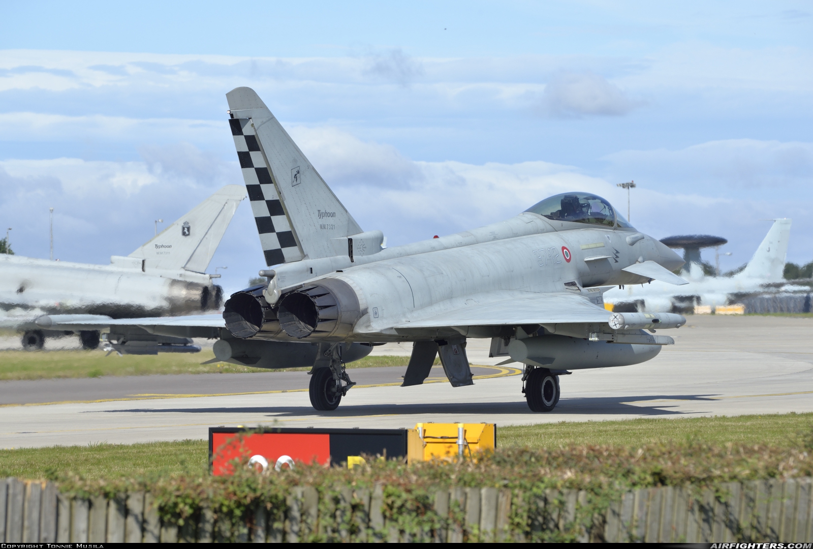 Italy - Air Force Eurofighter F-2000A Typhoon (EF-2000S) MM7321 at Waddington (WTN / EGXW), UK