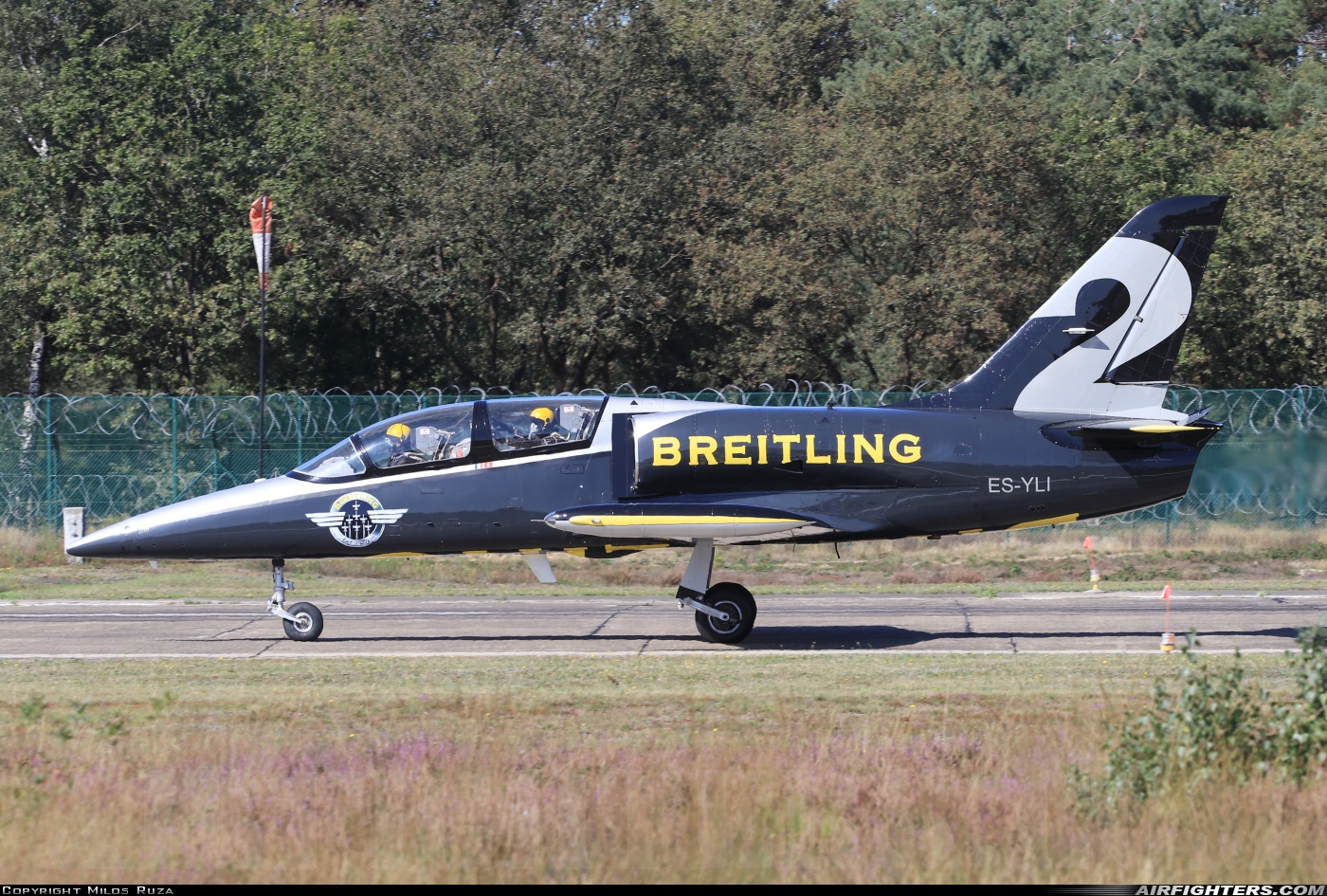 Private - Breitling Jet Team Aero L-39C Albatros ES-YLI at Kleine Brogel (EBBL), Belgium