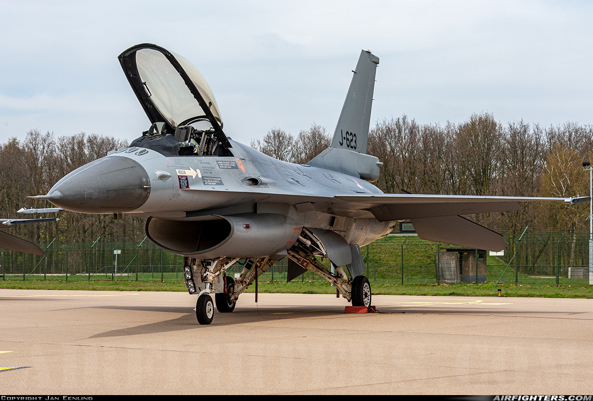 Netherlands - Air Force General Dynamics F-16AM Fighting Falcon J-623 at Uden - Volkel (UDE / EHVK), Netherlands