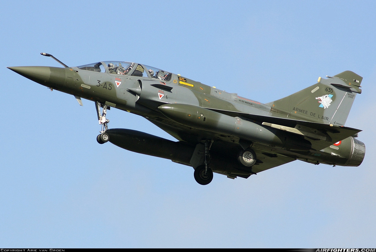 France - Air Force Dassault Mirage 2000D 635 at Leeuwarden (LWR / EHLW), Netherlands