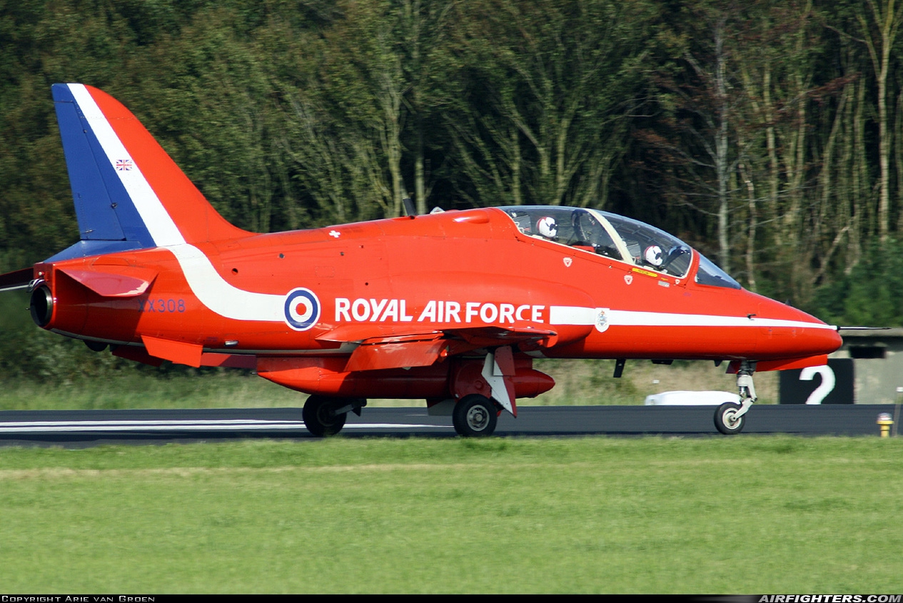 UK - Air Force British Aerospace Hawk T.1 XX308 at Leeuwarden (LWR / EHLW), Netherlands
