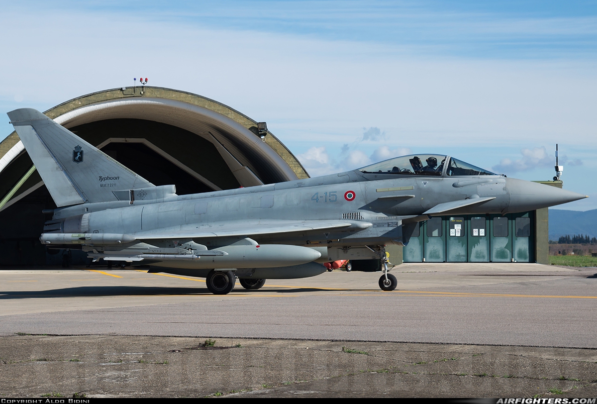Italy - Air Force Eurofighter F-2000A Typhoon (EF-2000S) MM7271 at Grosseto (- Corrado Baccarini) (GRS / LIRS), Italy