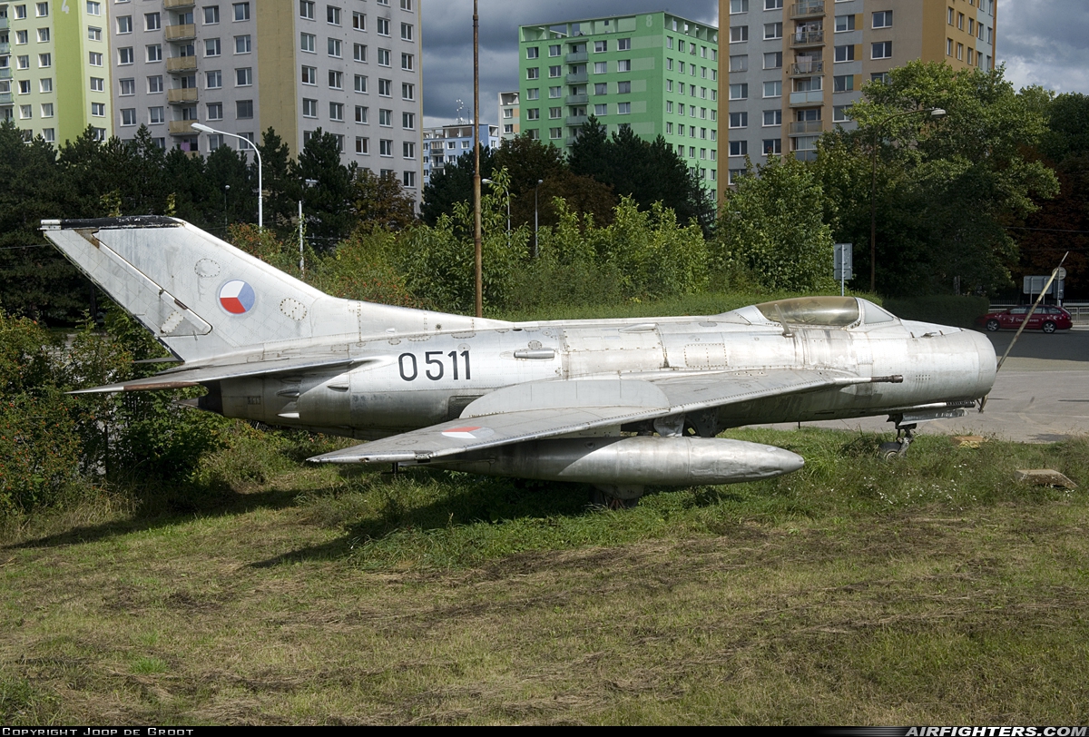Czechoslovakia - Air Force Mikoyan-Gurevich MiG-19S 0511 at Off-Airport - Brno, Czech Republic