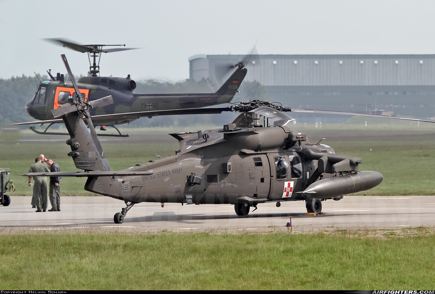 USA - Army Sikorsky HH-60M Black Hawk (S-70A) 12-20501 at Nordholz (- Cuxhaven) (NDZ / ETMN), Germany