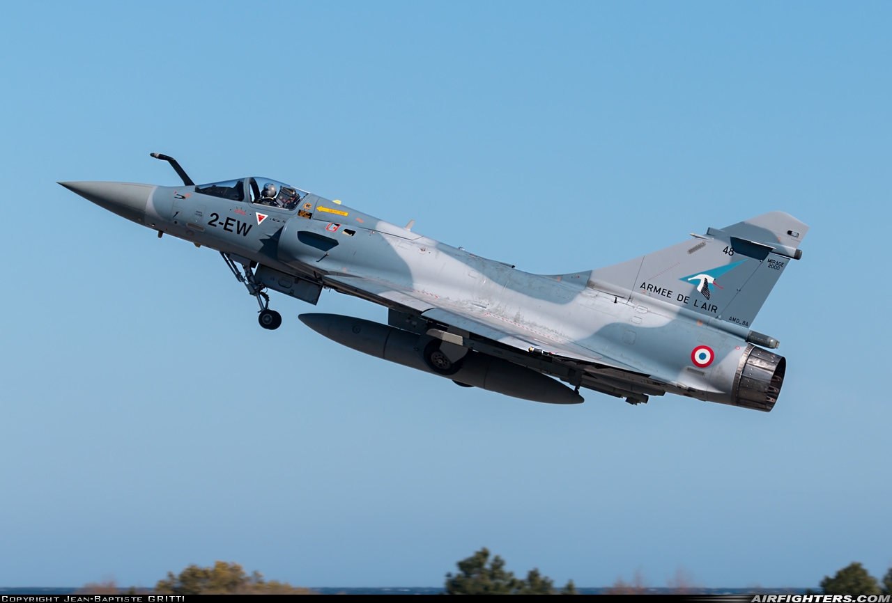France - Air Force Dassault Mirage 2000-5F 48 at Solenzara (SOZ / LFKS), France