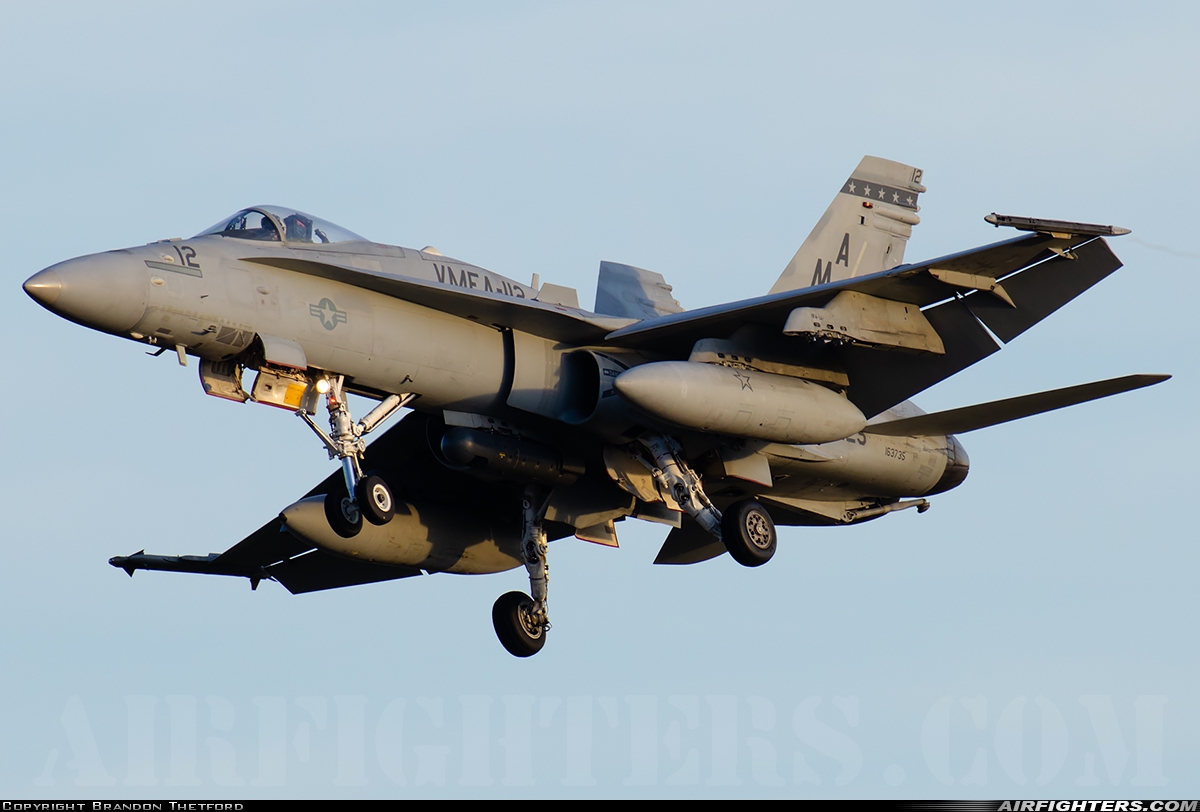 USA - Marines McDonnell Douglas F/A-18C Hornet 163735 at Fort Worth - Alliance (AFW / KAFW), USA