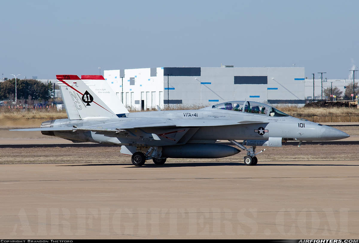 USA - Navy Boeing F/A-18F Super Hornet 166877 at Fort Worth - Alliance (AFW / KAFW), USA