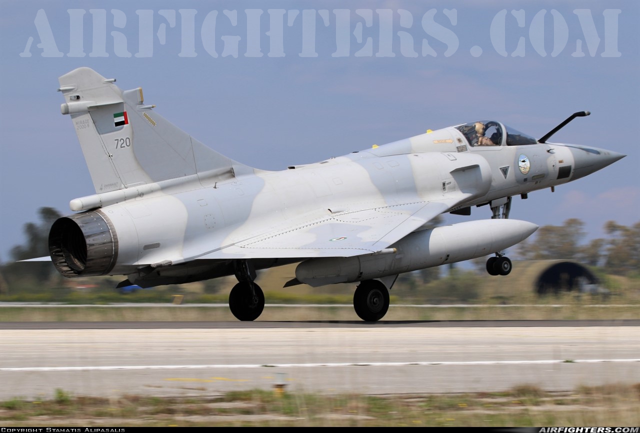 United Arab Emirates - Air Force Dassault Mirage 2000-9 720 at Andravida (Pyrgos -) (PYR / LGAD), Greece