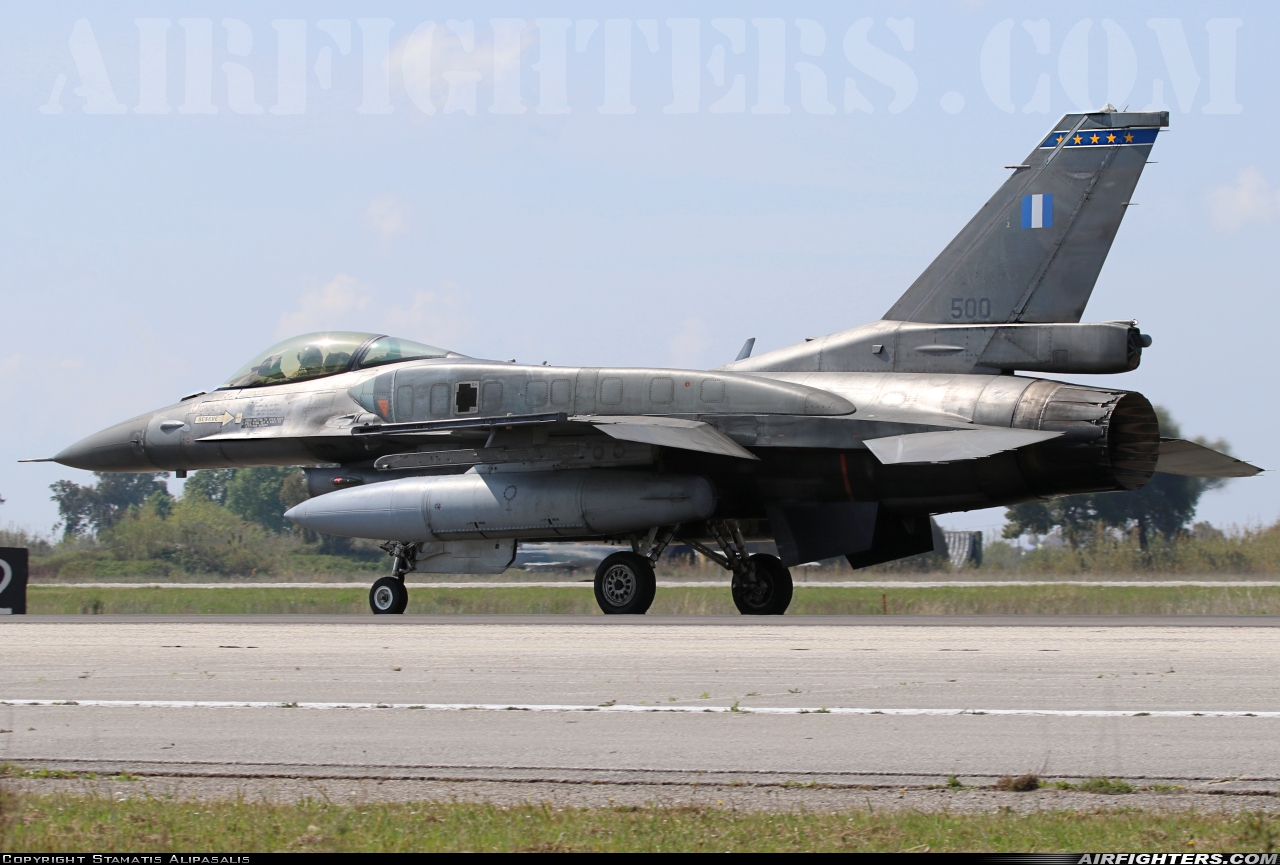 Greece - Air Force General Dynamics F-16C Fighting Falcon 500 at Andravida (Pyrgos -) (PYR / LGAD), Greece
