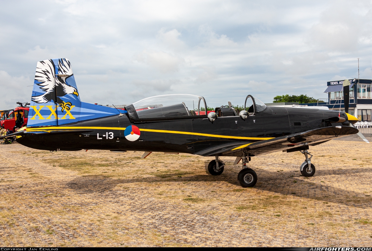 Netherlands - Air Force Pilatus PC-7M Turbo Trainer L-13 at Texel (EHTX), Netherlands