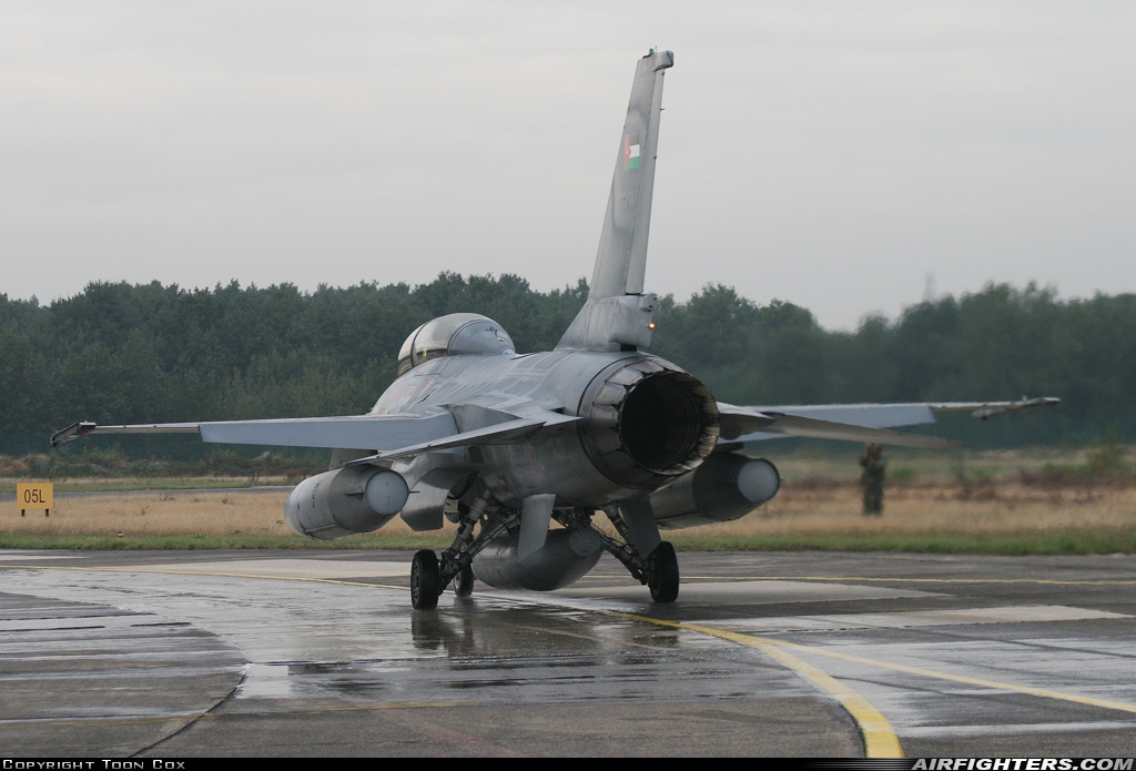 Jordan - Air Force General Dynamics F-16BM Fighting Falcon 138 at Kleine Brogel (EBBL), Belgium