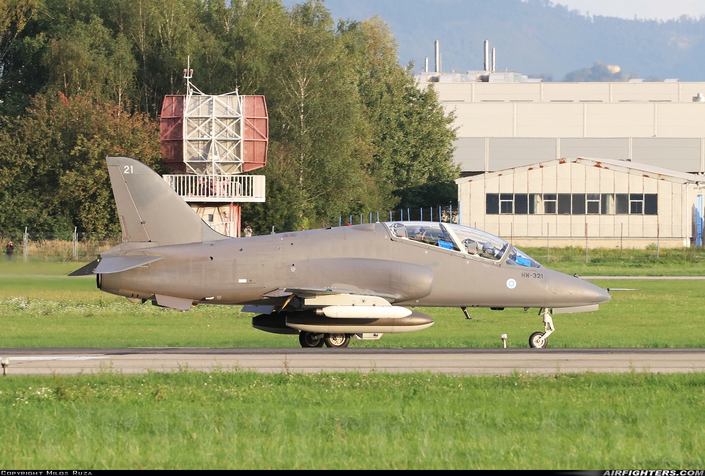 Finland - Air Force British Aerospace Hawk Mk.51A HW-321 at Ostrava - Mosnov (OSR / LKMT), Czech Republic