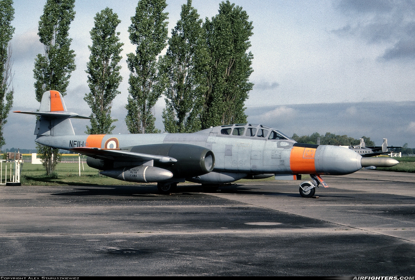 France - CEV Gloster Meteor NF.11 NF11-1 at Brienne-le-Chateau (LFFN), France