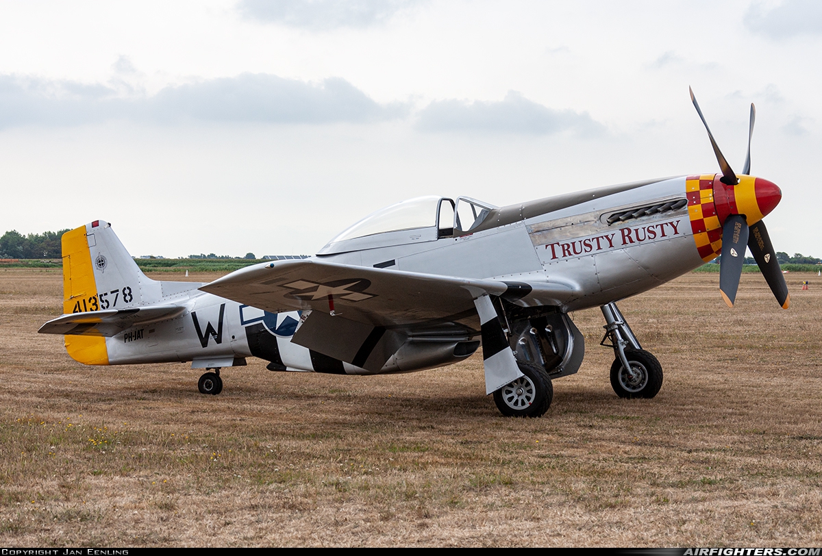 Private - Stichting Vroege Vogels North American P-51D Mustang PH-JAT at Texel (EHTX), Netherlands