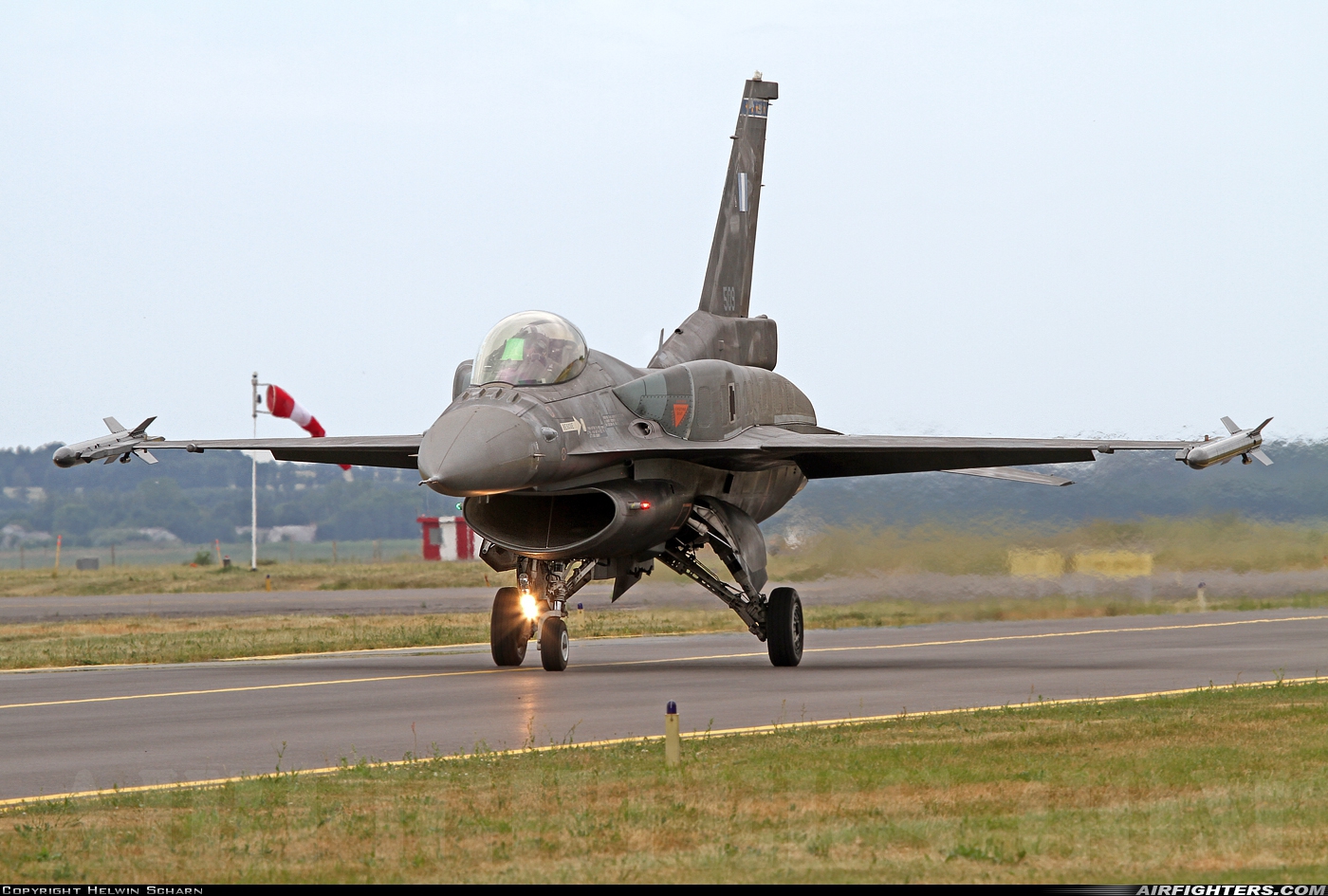 Greece - Air Force General Dynamics F-16C Fighting Falcon 509 at Aalborg (AAL / EKYT), Denmark