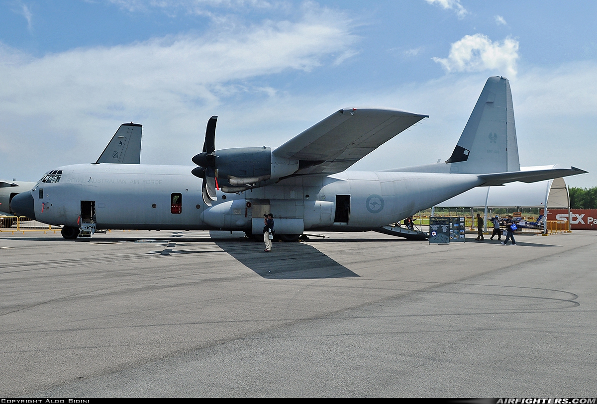Australia - Air Force Lockheed Martin C-130J-30 Hercules (L-382) A97-448 at Changi Air Base-East (WSAC), Singapore
