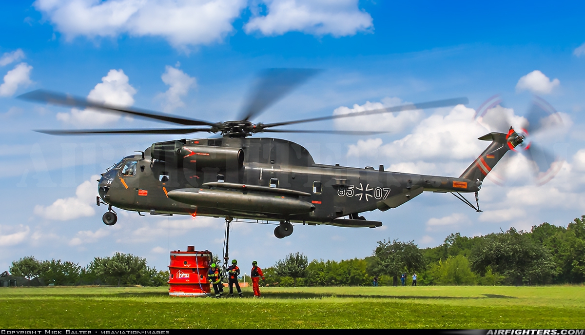 Germany - Air Force Sikorsky CH-53GS (S-65) 85+07 at Off-Airport - Würzburg, Germany