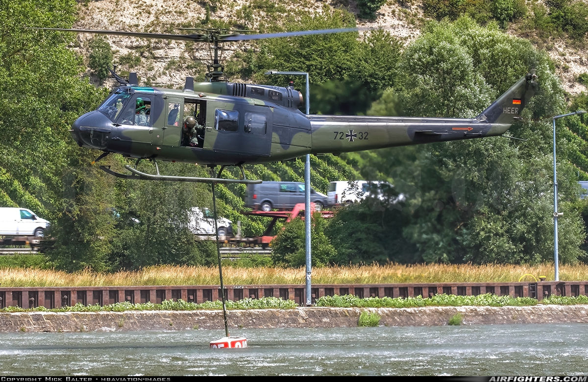 Germany - Army Bell UH-1D Iroquois (205) 72+32 at Off-Airport - Würzburg, Germany