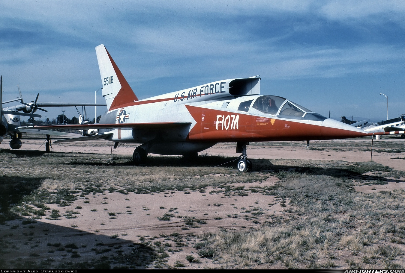 USA - Air Force North American YF-107A Ultra Sabre 55-5118 at Tucson - Pima Air and Space Museum, USA