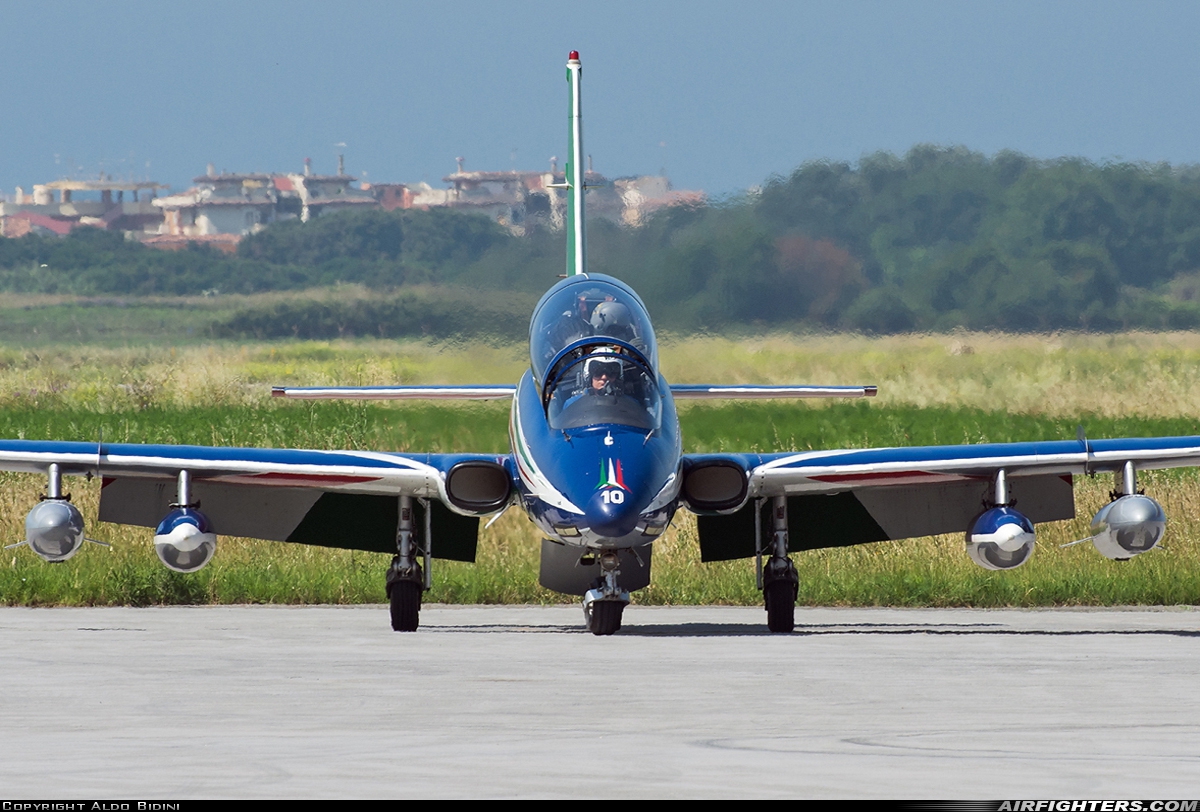 Italy - Air Force Aermacchi MB-339PAN MM55055 at Pratica di Mare (- Mario de Bernardi) (LIRE), Italy