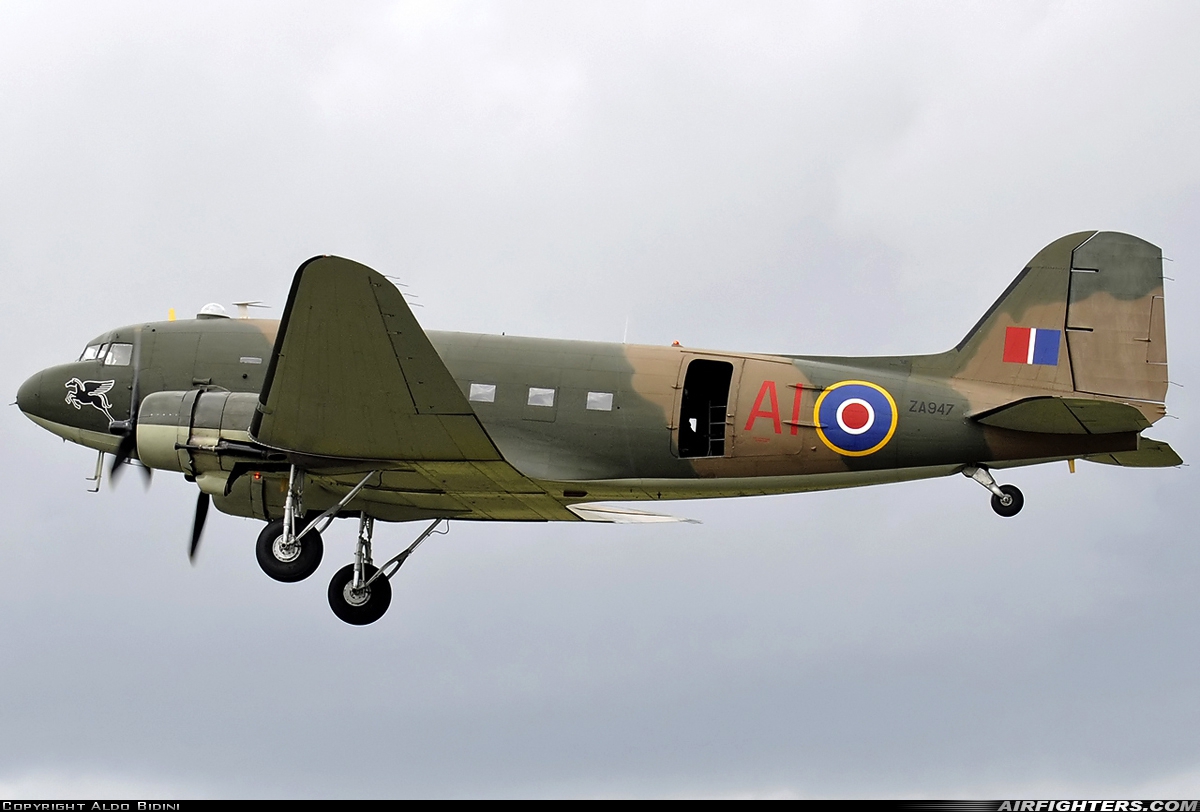 UK - Air Force Douglas CC-129 Dakota 3 (DC-3A-456) ZA947 at Fairford (FFD / EGVA), UK
