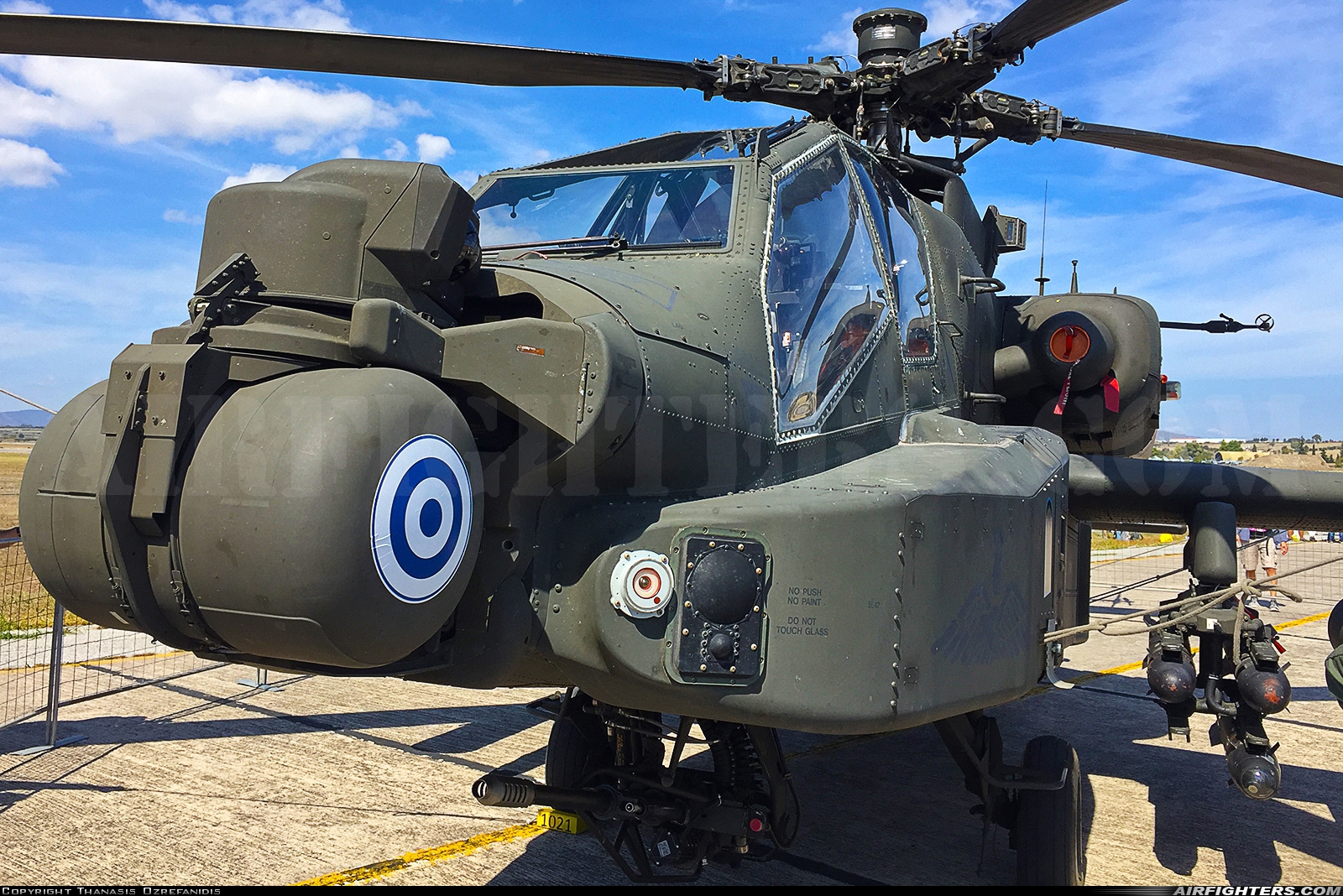 Greece - Army Boeing AH-64DHA Apache Longbow ES1021 at Tanagra (LGTG), Greece