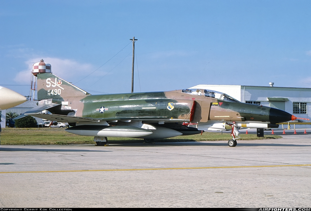 USA - Air Force McDonnell Douglas F-4E Phantom II 72-1490 at Panama City - Tyndall AFB (PAM / KPAM), USA