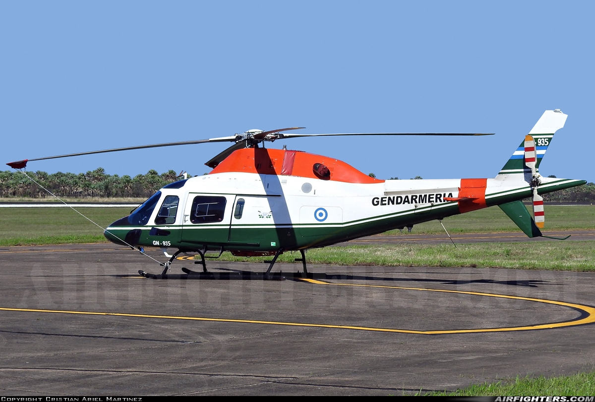 Argentina - Gendarmeria AgustaWestland AW119Kx Koala GN-935 at Formosa - El Pucu (FMA / SARF), Argentina
