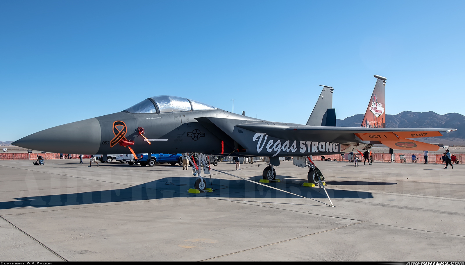 USA - Air Force McDonnell Douglas F-15A Eagle 76-0057 at Las Vegas - Nellis AFB (LSV / KLSV), USA