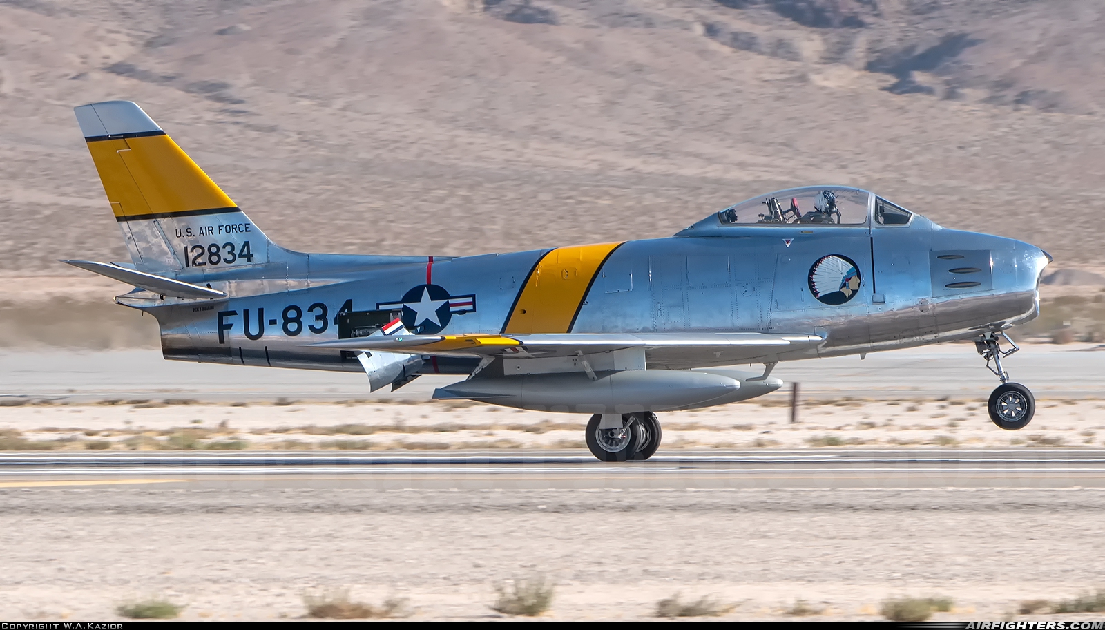 Private - Planes of Fame Air Museum North American F-86F Sabre NX186AM at Las Vegas - Nellis AFB (LSV / KLSV), USA