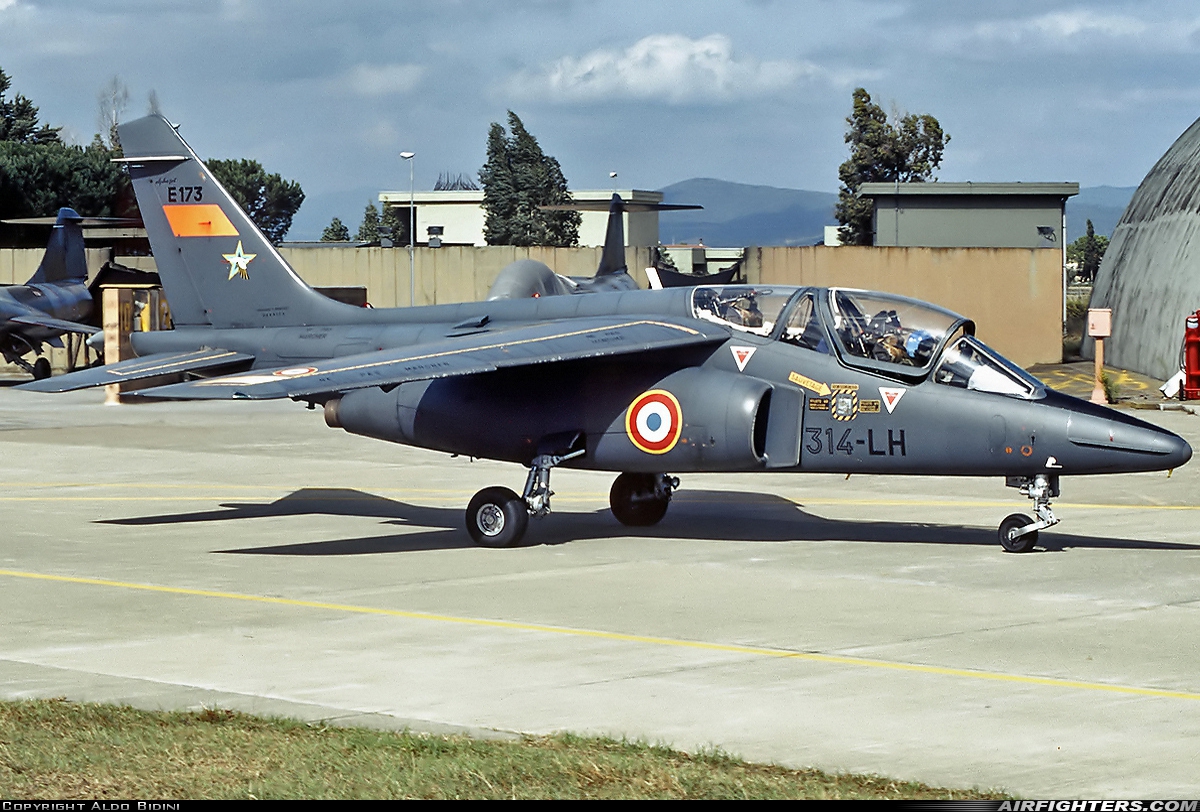 France - Air Force Dassault/Dornier Alpha Jet E E173 at Grosseto (- Corrado Baccarini) (GRS / LIRS), Italy