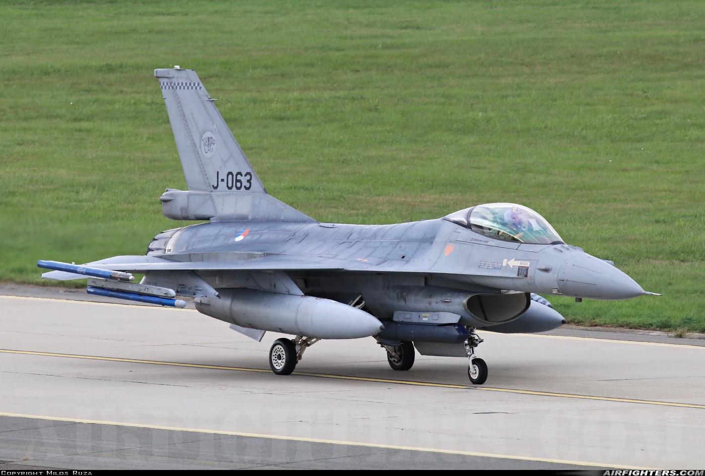 Netherlands - Air Force General Dynamics F-16AM Fighting Falcon J-063 at Ostrava - Mosnov (OSR / LKMT), Czech Republic