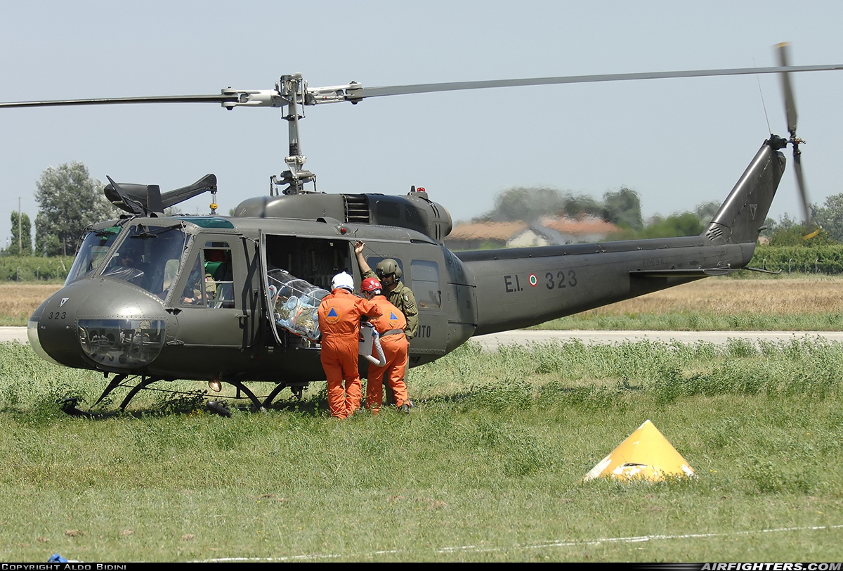 Italy - Army Agusta-Bell AB-205A-1 MM80694 at Viterbo (LIRV), Italy