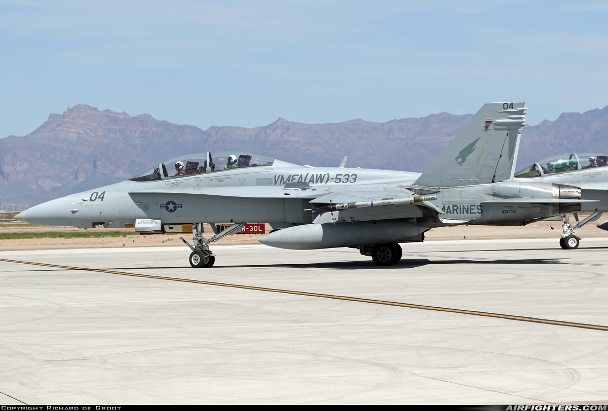 USA - Marines McDonnell Douglas F/A-18D(RC) Hornet 164735 at Tucson - Int. (TUS / KTUS), USA