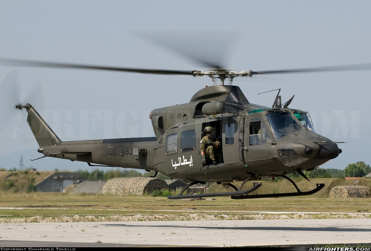 Italy - Army Agusta-Bell AB-412 Grifone MM81354 at Casarsa della Delizia (LIDK), Italy