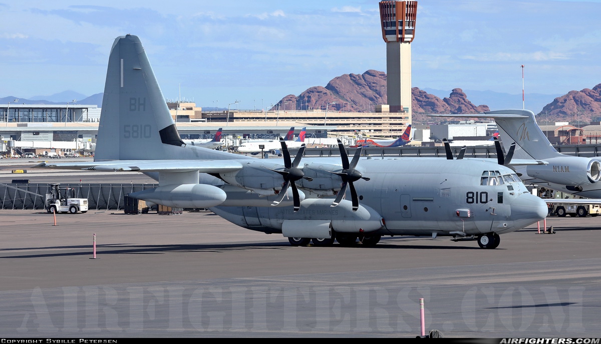 USA - Marines Lockheed Martin KC-130J Hercules (L-382) 165810 at Phoenix - Sky Harbor Int. (PHX / KPHX), USA