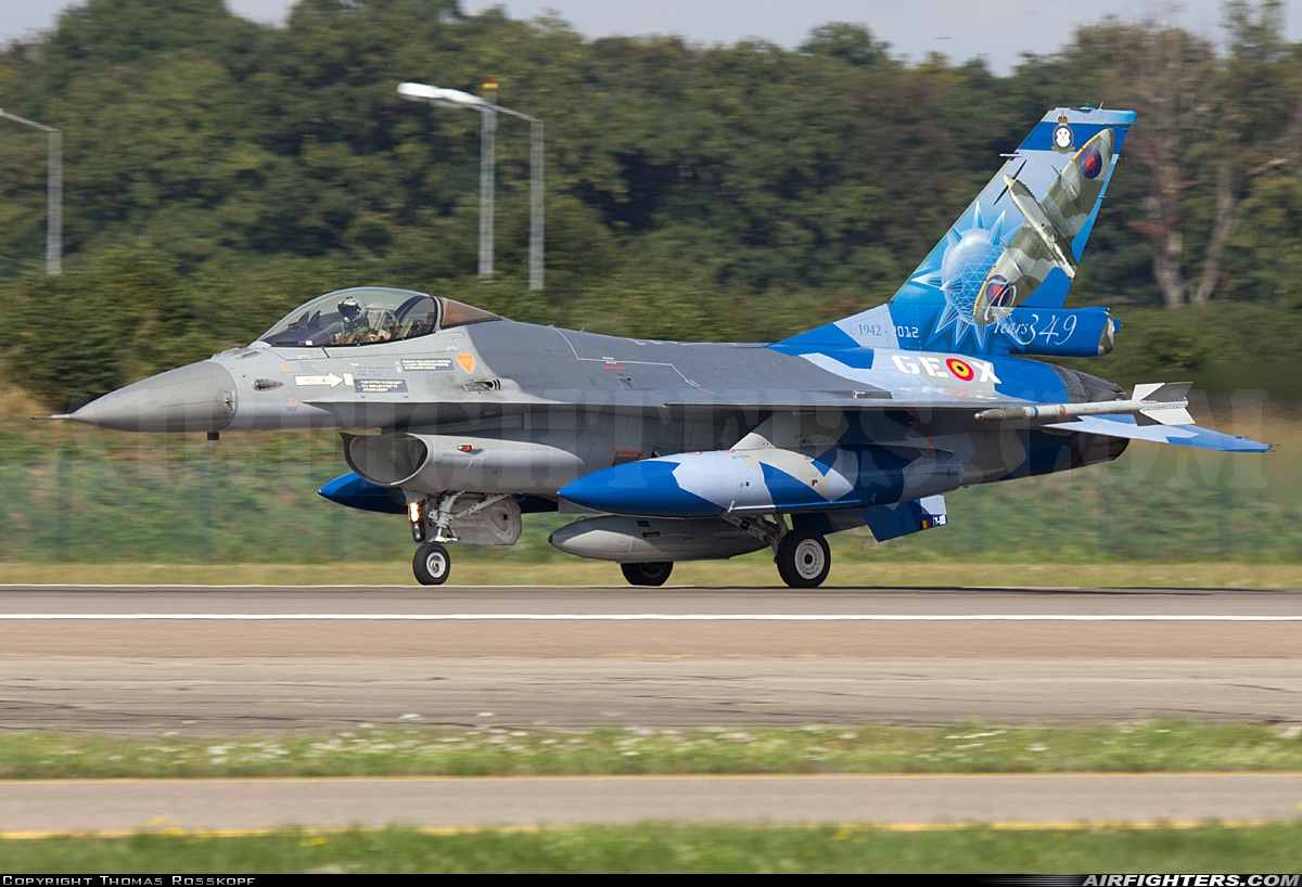 Belgium - Air Force General Dynamics F-16AM Fighting Falcon FA-110 at Neuburg - Zell (ETSN), Germany