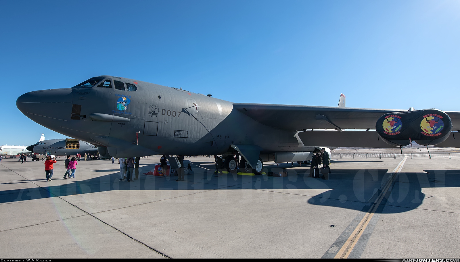 USA - Air Force Boeing B-52H Stratofortress 60-0007 at Las Vegas - Nellis AFB (LSV / KLSV), USA