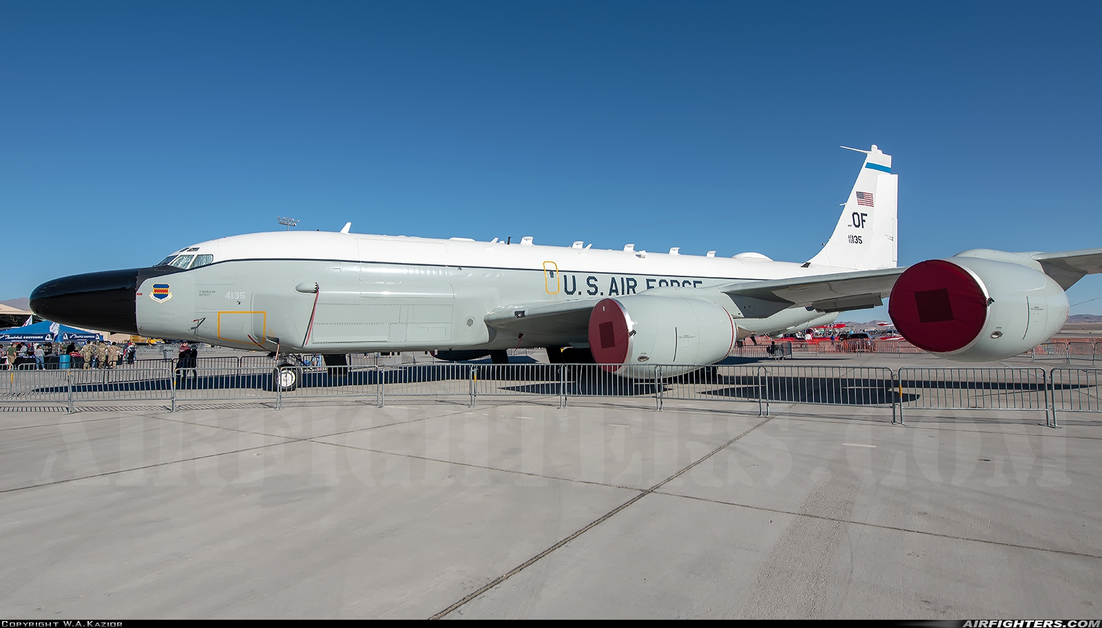USA - Air Force Boeing RC-135W Rivet Joint (717-158) 62-4135 at Las Vegas - Nellis AFB (LSV / KLSV), USA