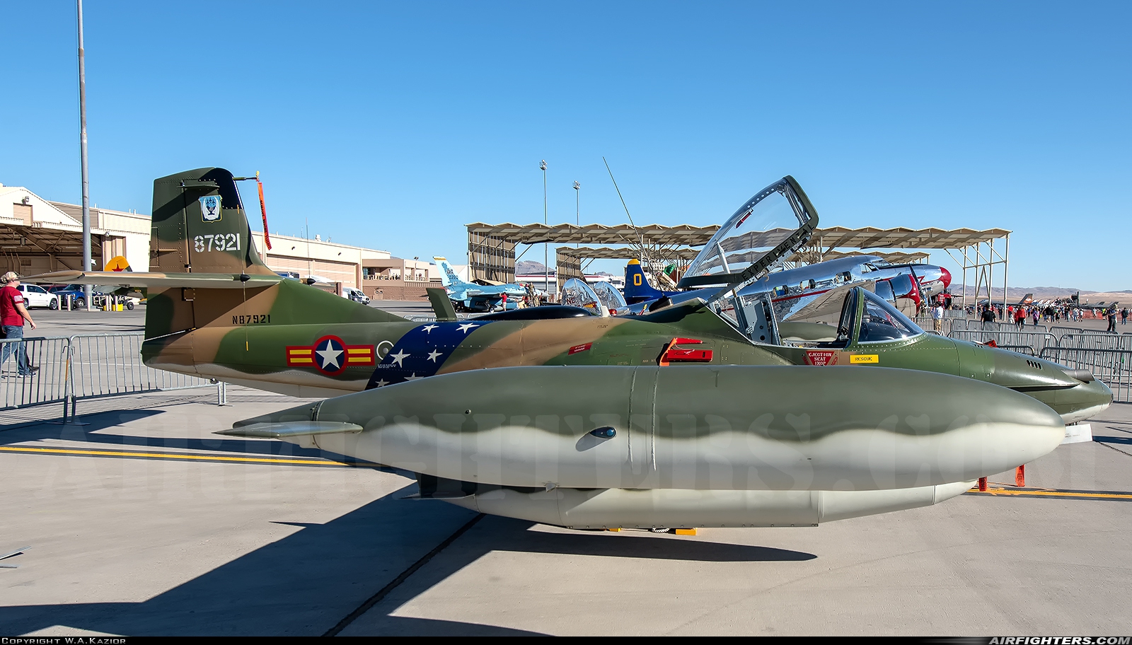 Private Cessna A-37B Dragonfly N87921 at Las Vegas - Nellis AFB (LSV / KLSV), USA
