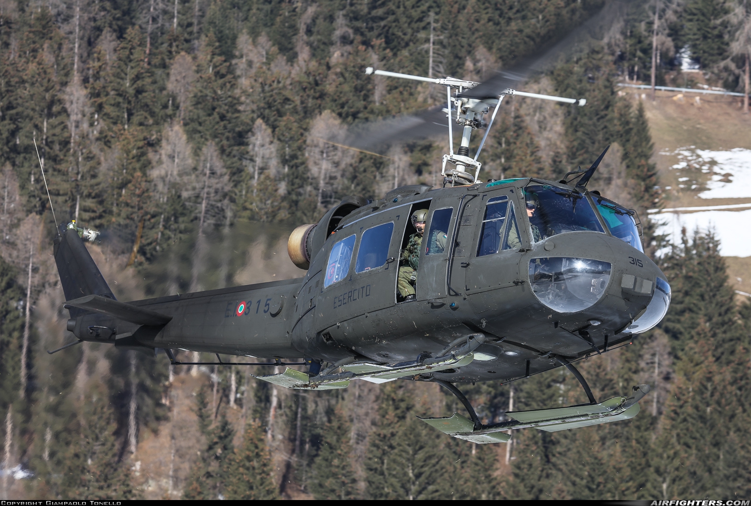 Italy - Army Agusta-Bell AB-205A-1 MM80686 at Off-Airport - Dobbiaco, Italy