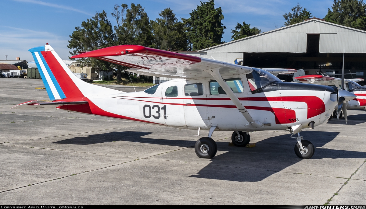 Guatemala - Air Force Cessna T206H Turbo Stationair 031 at Guatemala - La Aurora (GUA / MGGT), Guatemala