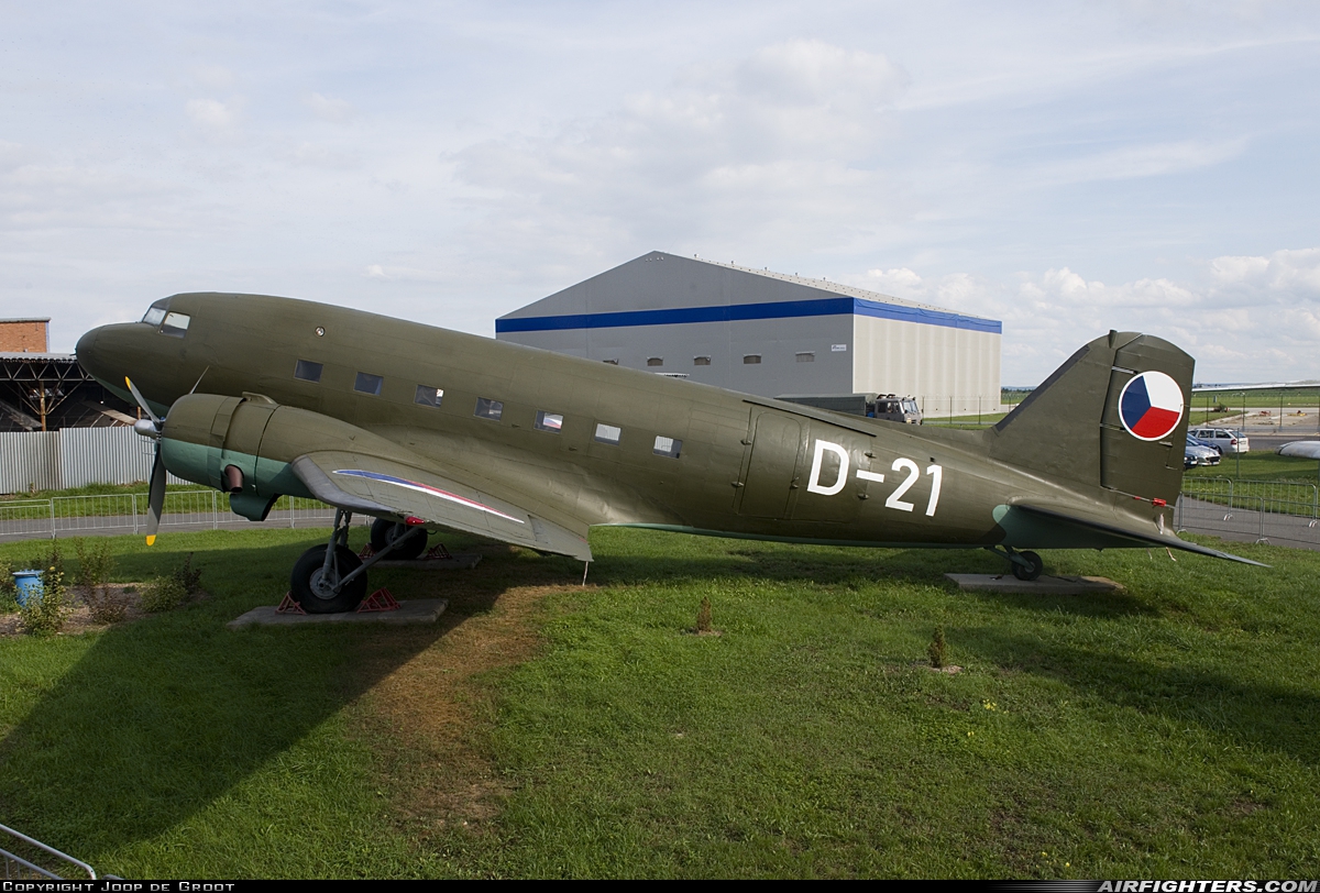 Czechoslovakia - Air Force Douglas DC-3A D-21 at Kbely (LKKB), Czech Republic