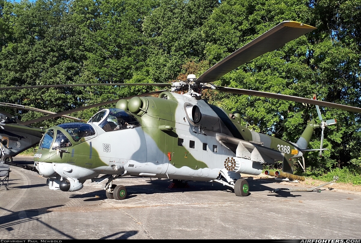 Czech Republic - Air Force Mil Mi-35 (Mi-24V) 3368 at Ostrava - Mosnov (OSR / LKMT), Czech Republic