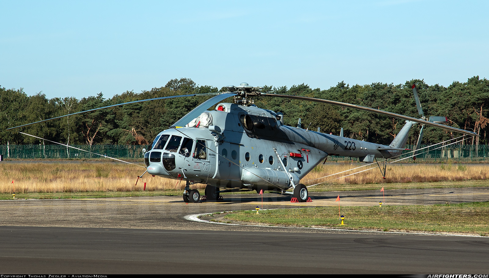Croatia - Air Force Mil Mi-171Sh 223 at Kleine Brogel (EBBL), Belgium