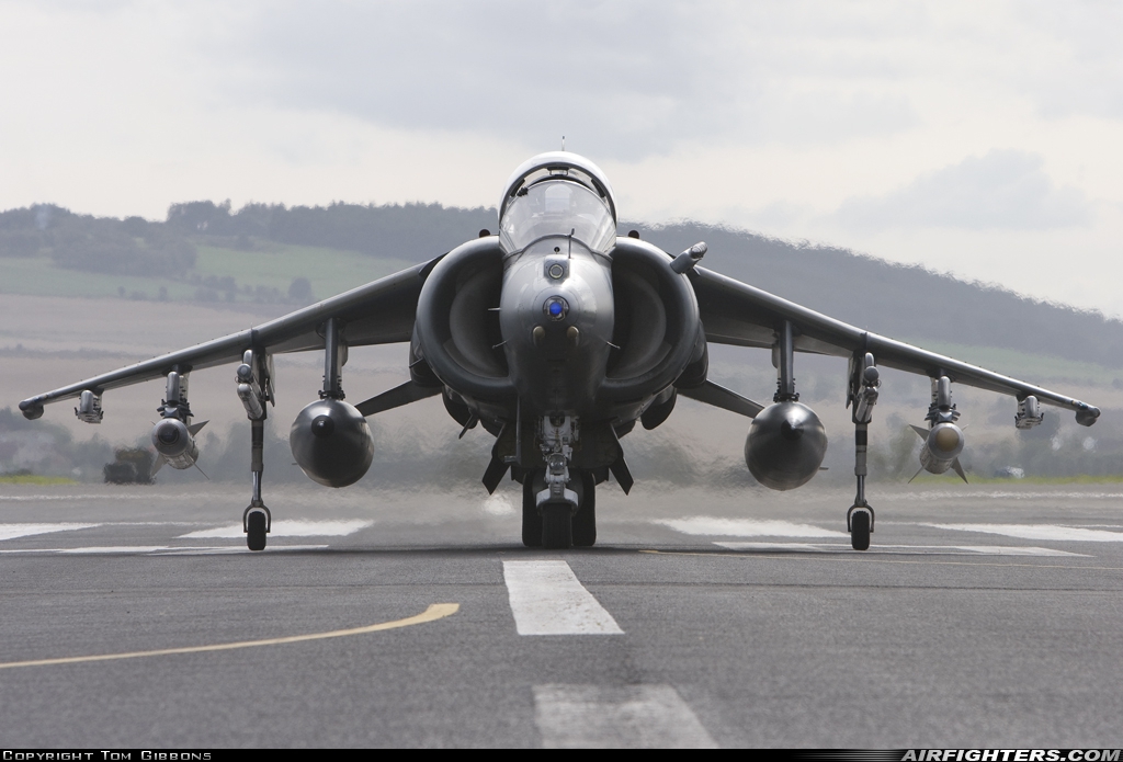 UK - Air Force British Aerospace Harrier GR.9 ZD409 at Leuchars (St. Andrews) (ADX / EGQL), UK
