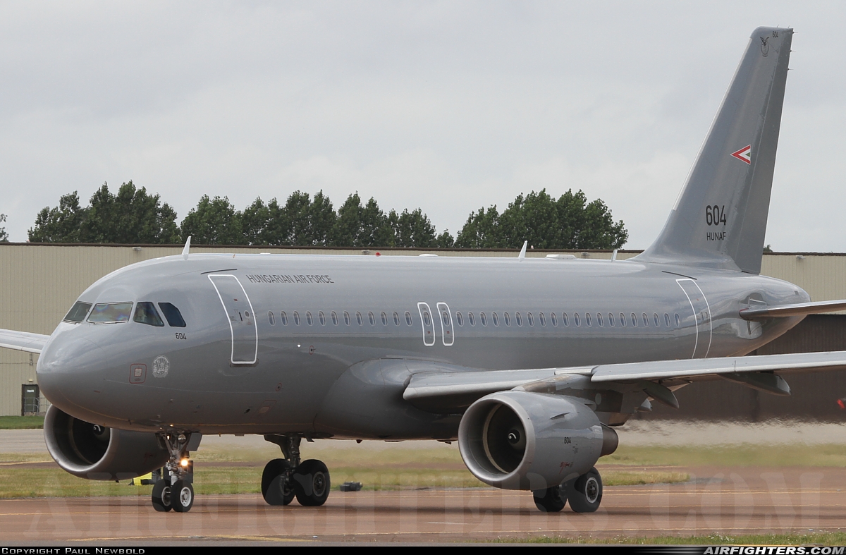 Hungary - Air Force Airbus A319-112 604 at Fairford (FFD / EGVA), UK