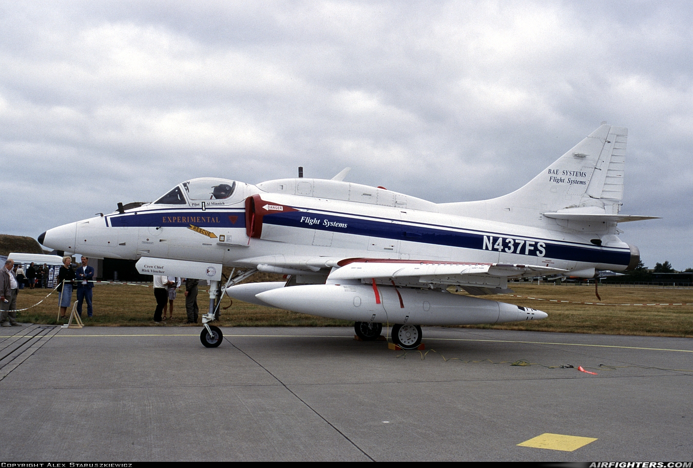 Company Owned - BAe Systems Douglas A-4N Skyhawk N437FS at Eggebek (ETME), Germany